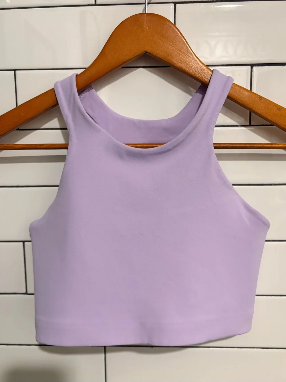 Nike Alate Dri Fit Lilac Cut out Racerback Bra Tank Top M